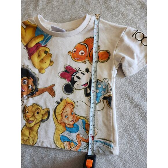 Disney Store 100th Anniversary 3T Shirt Mickey Cinderella Pooh Nemo Spray - Picture 9 of 9